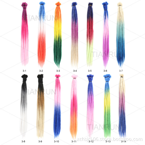 20 inch Locs Crochet Pre looped Synthetic Crochet Braiding Hair for Women